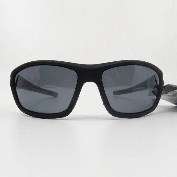 Polarized Foster Grant Ironman Zeal New Black/Gray Sunglasses with pouch - Picture 2 of 6